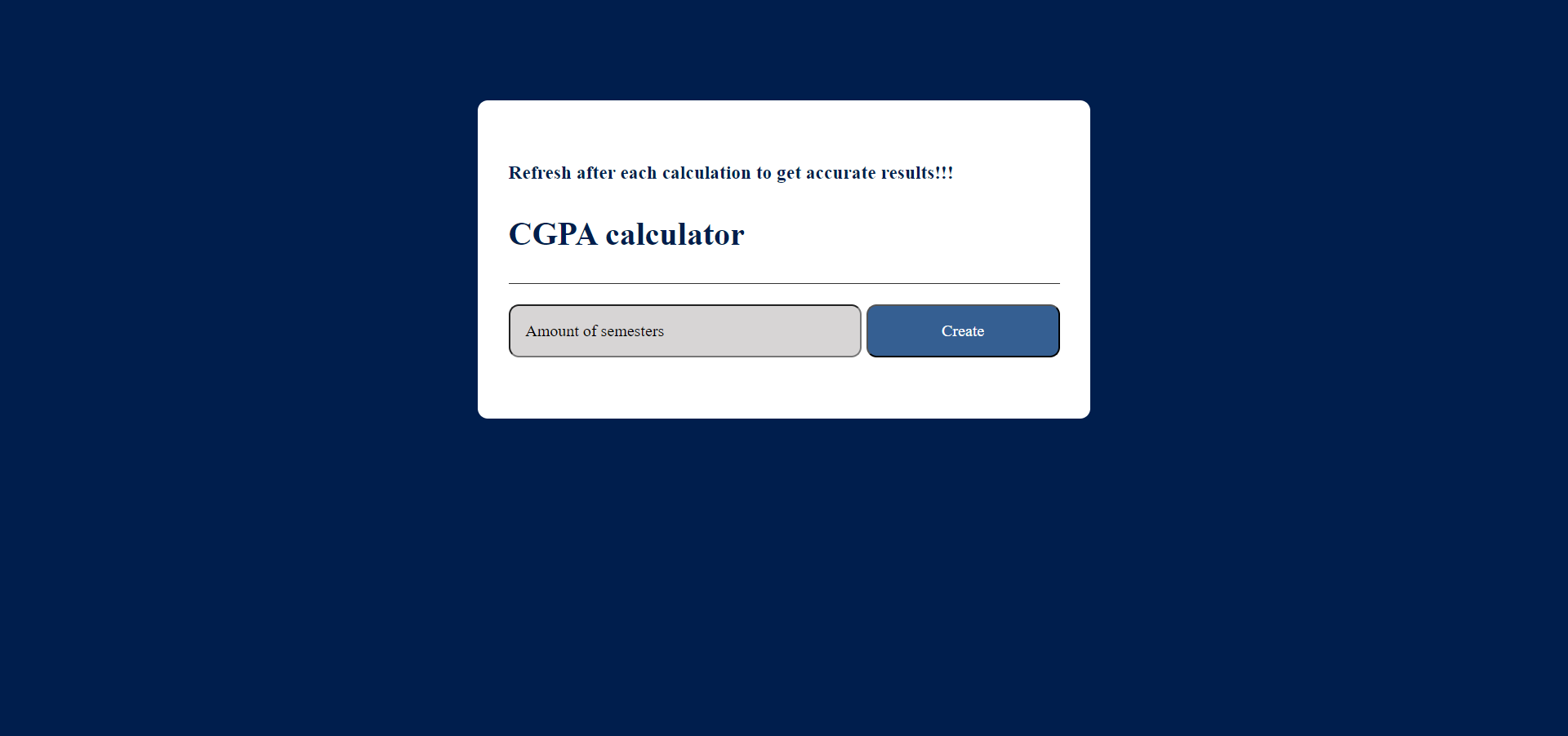 CGPA Calculator Image 1
