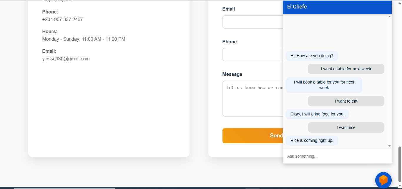 dialog flow chatbot Screenshot 6