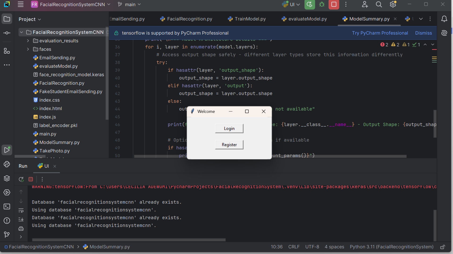 Facial Recognition System Image 1