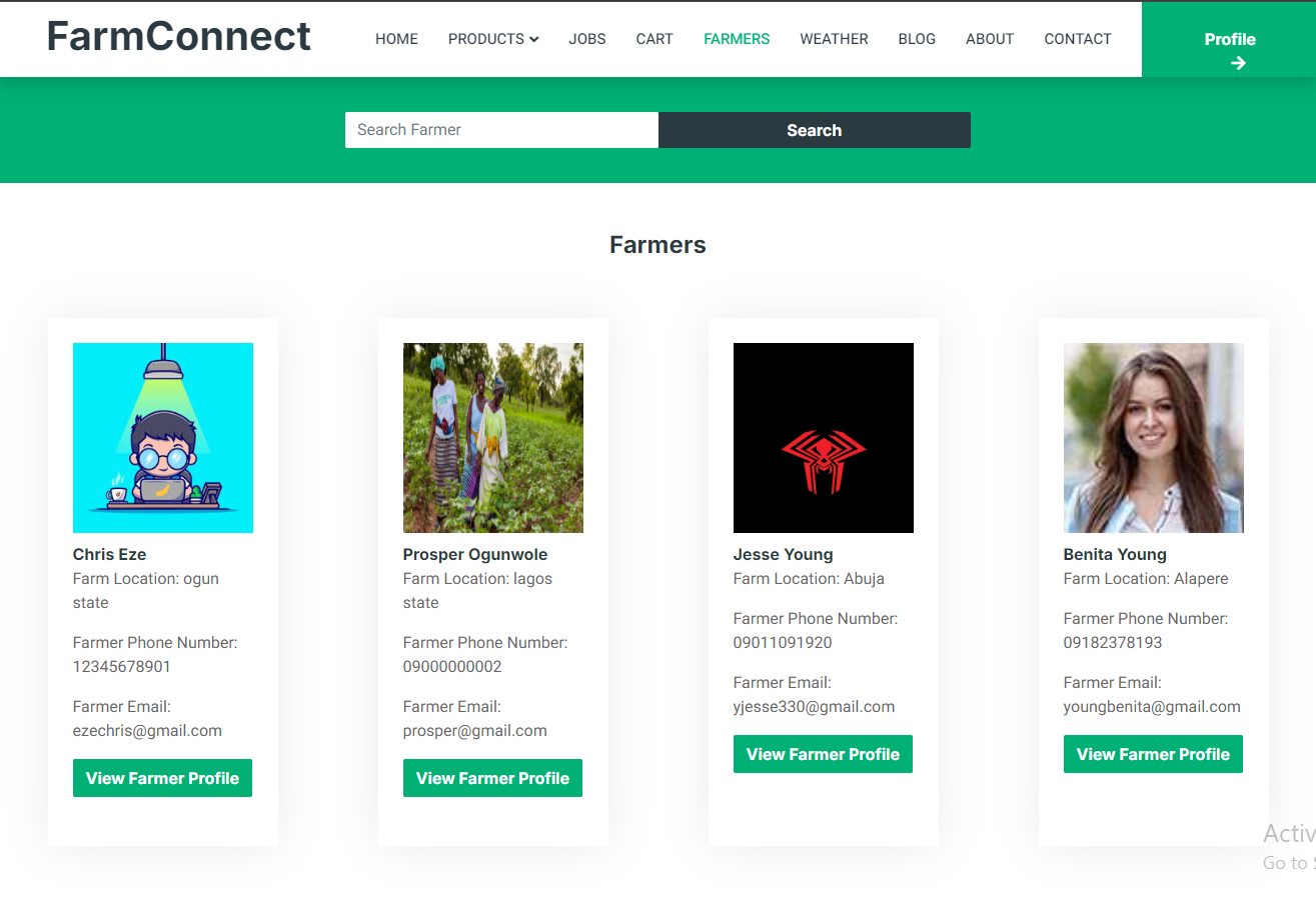 FarmConnect Web Application Image 6
