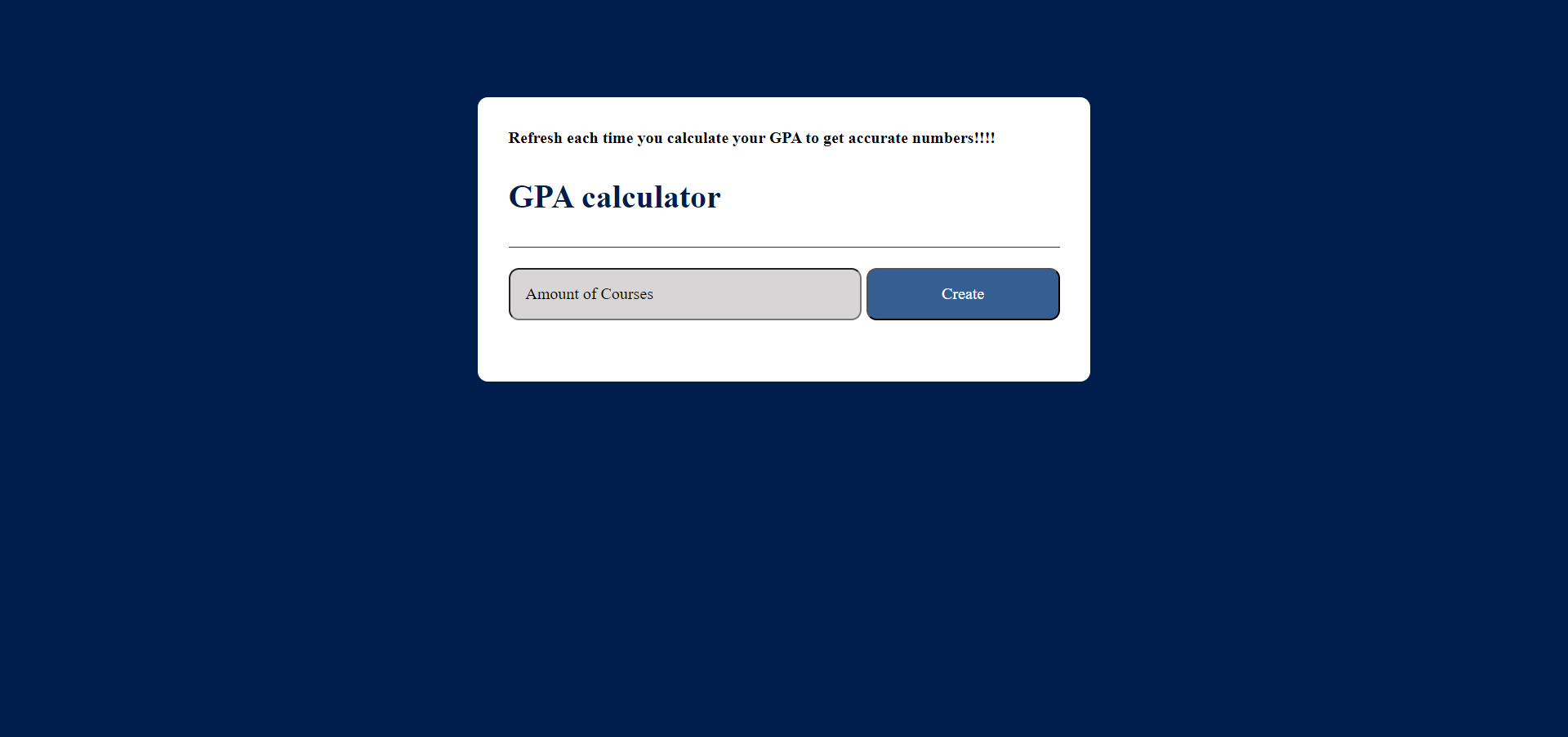 GPA Calculator Image 1