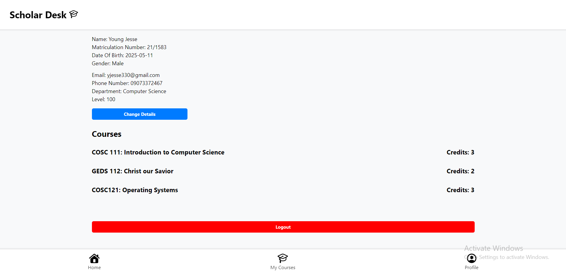 ScholarDesk Web Application Image 4